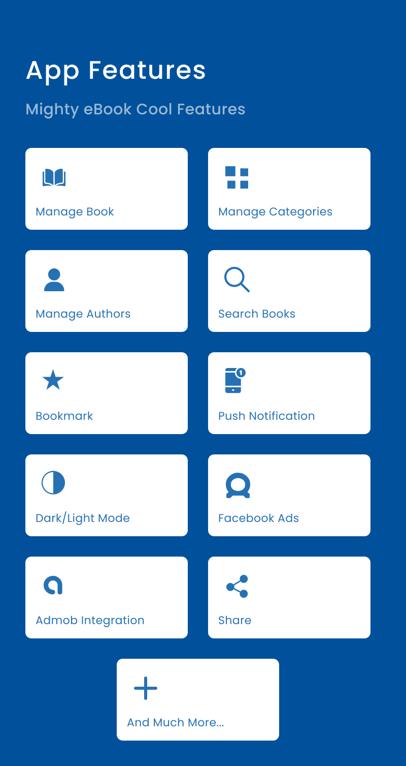Mighty eBook - Flutter eBook Reader App with php backend - 14