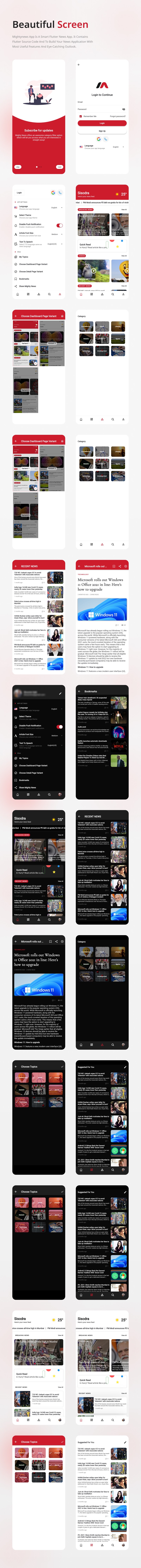 Mighty News - Flutter News App with Wordpress backend - 16