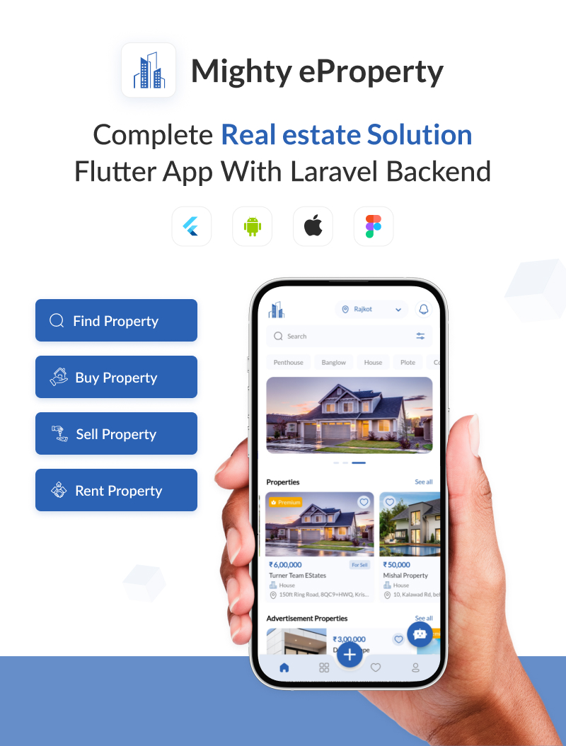 MightyProperty: Complete Real Estate Solution Flutter App With Laravel Backend + ChatGPT(AIChatbot) - 5