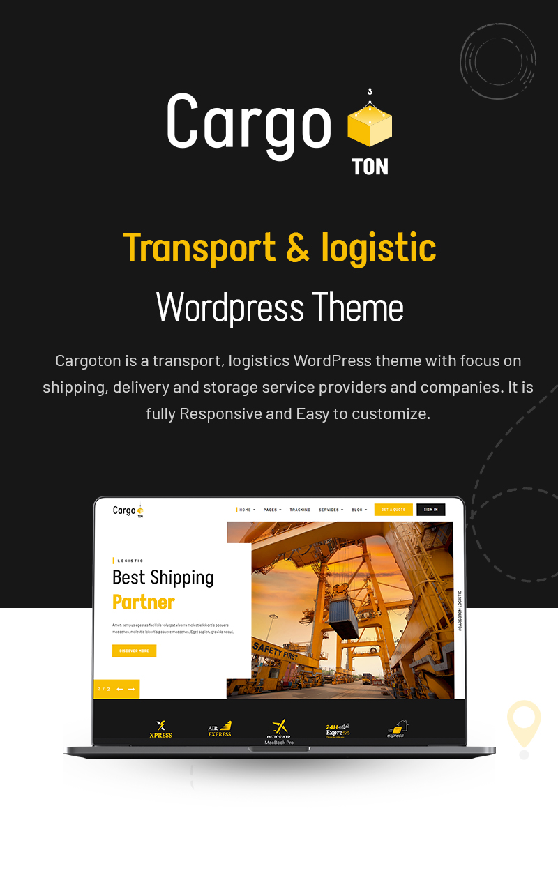 Cargoton - Chủ đề WordPress Vận tải & Hậu cần - 5